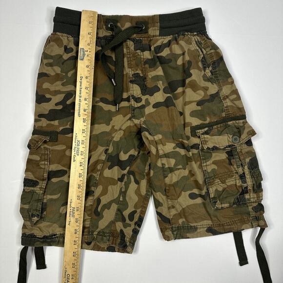 SouthPole Cargo Shorts Mens Size Small Camo Ripstop Hip Hop Streetwear Y2K - Picture 4 of 7
